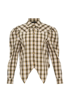 pushBUTTON plaid shirt - Yellow