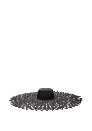 Blumarine laser-cut sun hat - Black