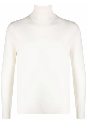 Dell'oglio roll-neck merino jumper - White