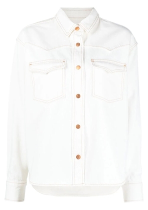 SLVRLAKE button-down denim jacket - Neutrals