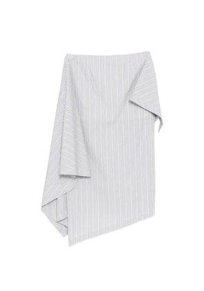 Moohong striped midi skirt - Grey