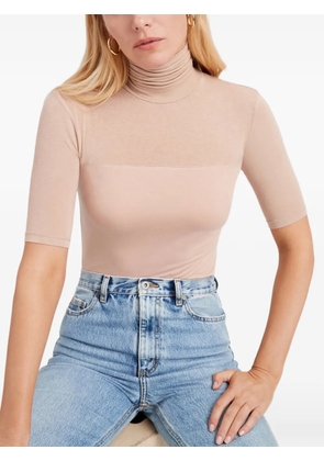 Marcella Niko sheer-eck top - Neutrals