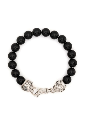 Emanuele Bicocchi Arabesque beaded bracelet - Black