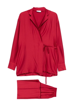 SILKYLICIOUS silk pyjama set - Red