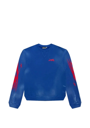 HELLSTAR logo crewneck sweatshirt - Blue