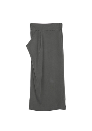 GDeL by gaze de lin asymmetric-pocket skirt - Grey