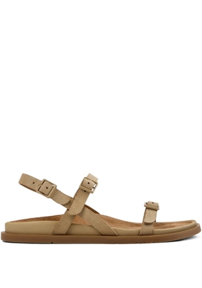 Camper buckle strap sandals - Brown
