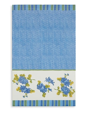 Lisa Corti Vienna floral-print beach towel - Blue