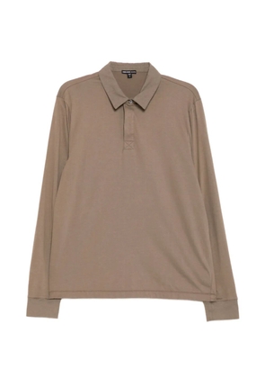James Perse long-sleeve rugby polo shirt - Brown