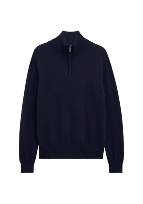 Pringle of Scotland quarter-zip cashmere sweater - Blue