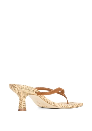 STAUD Freja woven sandals - Brown