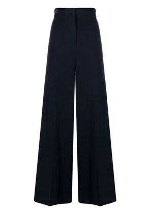 Max Mara high-waisted wide leg pants - Blue