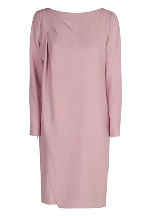 Emporio Armani cady dres - White