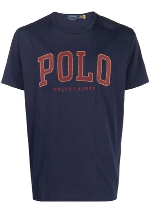 Polo Ralph Lauren logo-embroidered cotton T-shirt - Blue