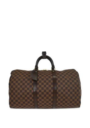 Louis Vuitton Pre-Owned 2007 50 Keepall Damier Ebène travel duffle bag - Brown