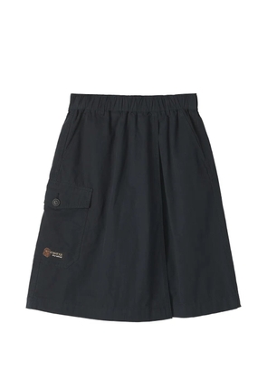 FINGERCROXX logo-detail cargo-pocket skorts - Grey