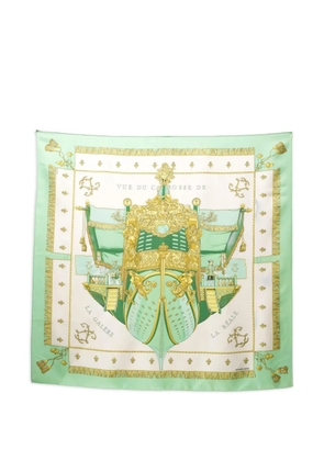 Hermès Pre-Owned 1992 graphic-print scarf - Neutrals