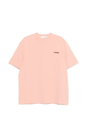 CIARAN logo-embroidered T-shirt - Pink