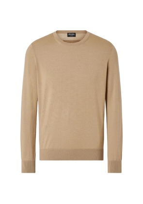 Zegna crew-neck sweater - Neutrals
