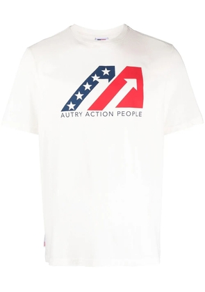 Autry Iconic logo-print T-shirt - White