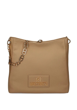 Love Moschino chain-strrap shoulder bag - Neutrals
