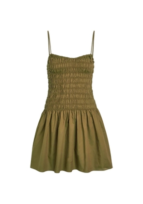 Faithfull the Brand Araceli shirred strap dress - Green