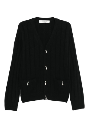 Kimhekim pearl-embellished wool cardigan - Black