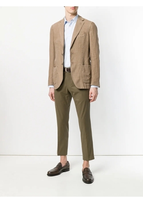 Dell'oglio cropped chinos - Green