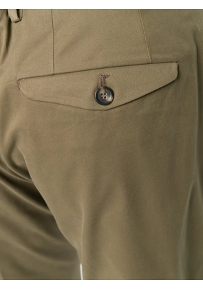 Dell'oglio cropped chino trousers - Brown