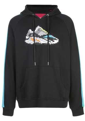 Mostly Heard Rarely Seen 8-Bit pixelated sneaker hoodie - Black