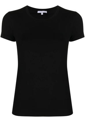 Patrizia Pepe rhinestone-logo T-shirt - Black