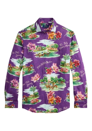 Polo Ralph Lauren floral-print shirt - Purple