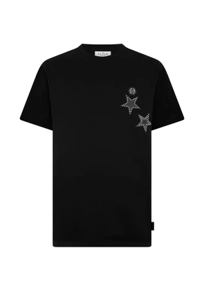 Philipp Plein stars-studs crew-neck T-shirt - Black