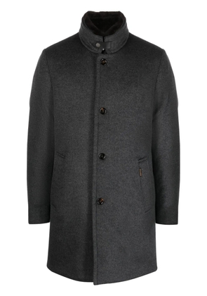 Moorer Bond-Fur-Le padded coat - Grey