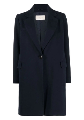 Circolo 1901 buttoned-up single-breasted coat - Blue