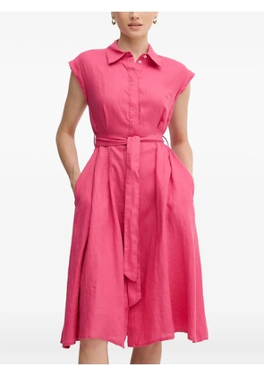 Benetton belted midi dress - Pink