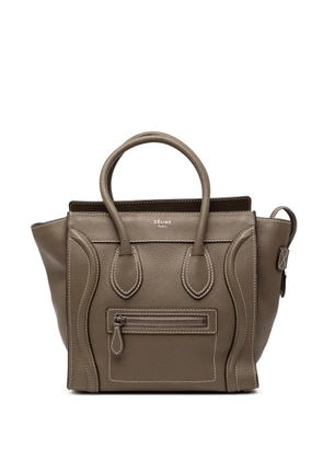 Celine Pre-Owned 2012 Micro Drummed Calfskin Luggage tote bag - Brown