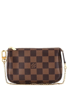 Louis Vuitton Pre-Owned Pochette Accessoires Damier Mini clutch bag - Brown