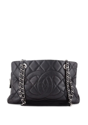 CHANEL Pre-Owned Timeless CC Shopping Tote Quilted Caviar Medium shoulder bag - Black