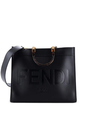 Fendi Pre-Owned Sunshine Shopper Leather Medium tote bag - Black