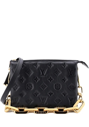 Louis Vuitton Pre-Owned Coussin Bag Monogram Embossed Lambskin BB crossbody bag - Black