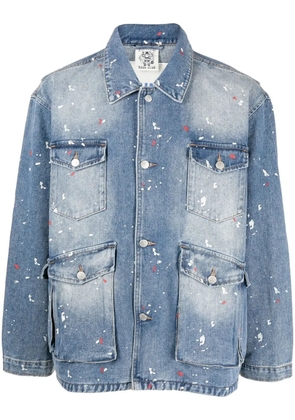 Billionaire Boys Club Jungle Fatigue denim jacket - Blue