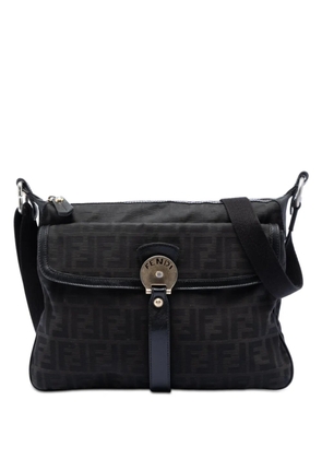 Fendi Pre-Owned 2000-2010 Zucca Canvas Chef Zip crossbody bag - Brown