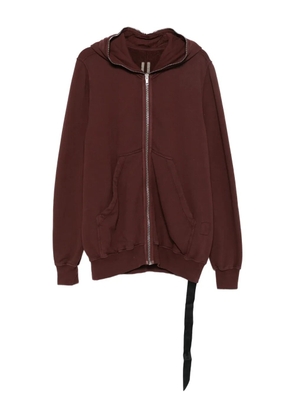 Rick Owens DRKSHDW zip-up hoodie - Brown