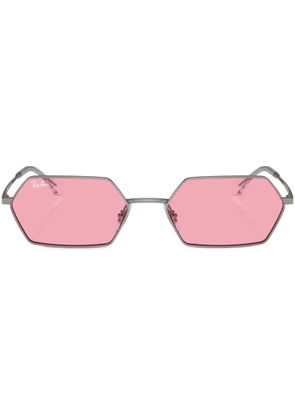 Ray-Ban Yevi geometric-frame sunglasses - Grey