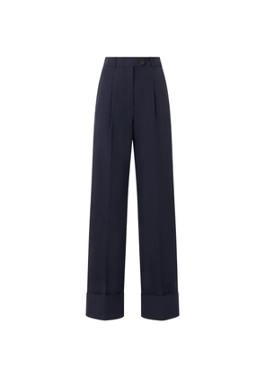 Bally cuffed pleated trousers - Blue