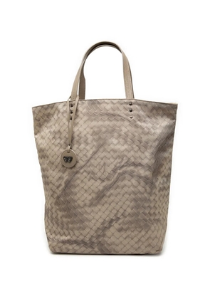 Bottega Veneta Pre-Owned 2012-2025 Nylon Intrecciolusion tote bag - Brown