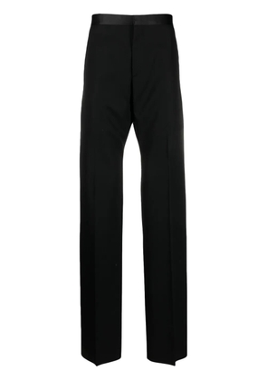 Givenchy satin-trim straight-cut tailored trousers - Black