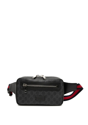 Gucci Pre-Owned 2000-2015 GG Supreme Web belt bag - Black