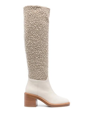 Roberto Festa Tannery 75mm leather boots - Neutrals